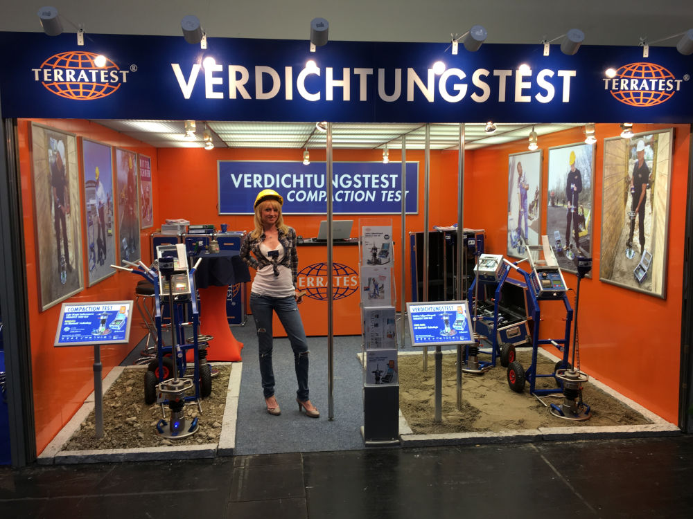 Bauma booth Light Weight Deflectometer